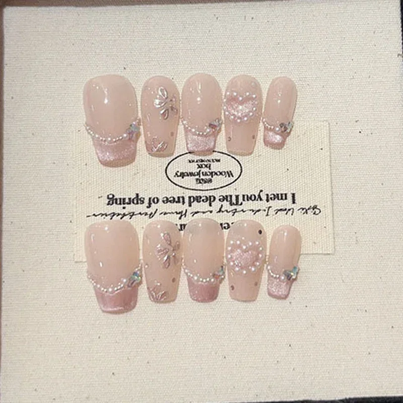 Nail Art Eye Cat - 10 stuks schattig handgemaakt Cat Eye