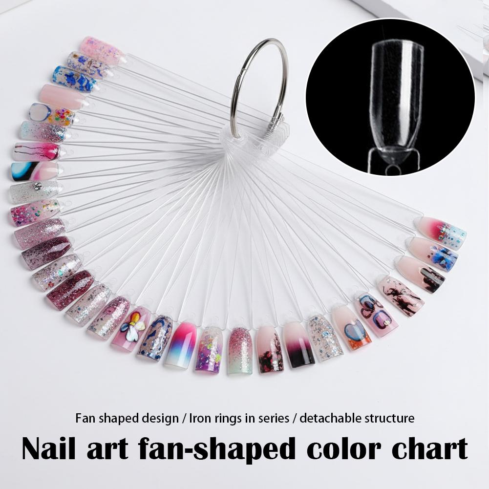 Nail Art Viral - 50 Tips Transparante Nagellak Kleurenkaart Display