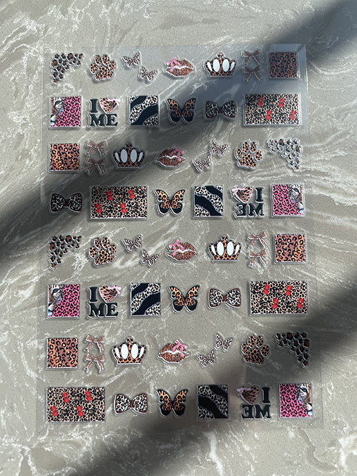 Nail Art Nail Art - Mini PVC Kawaii patroonposter stickers nagelkunst