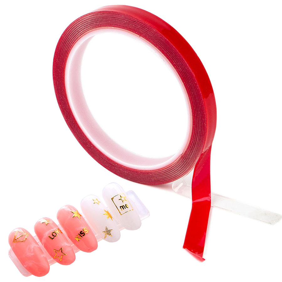 Nail Art Viral - Nageltips Dubbelzijdige tape, doorzichtige zelfklevende waterdichte
