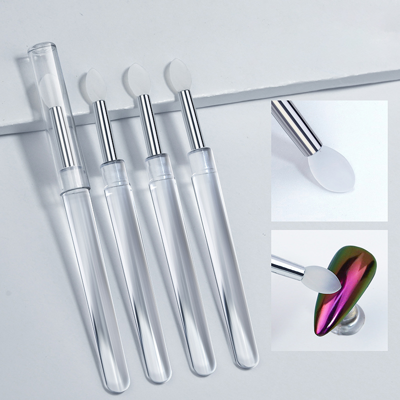 Nail Glitter Chrome - Multifunctionele siliconen chroom glitter aanbrengen manicure