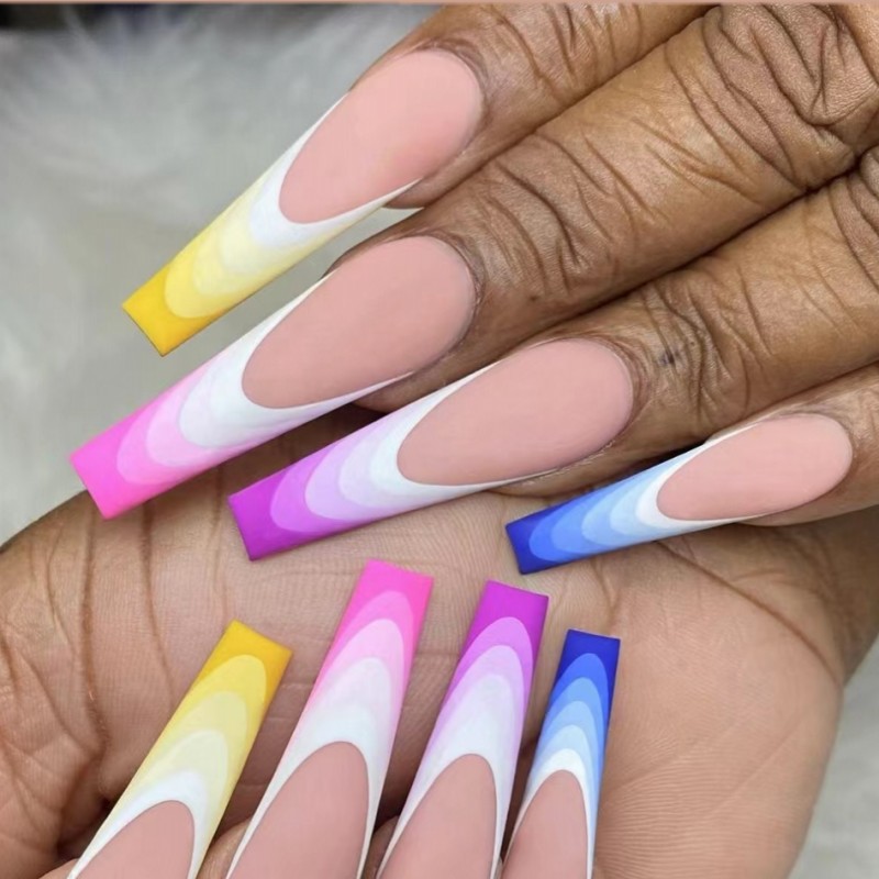 Press On Nail Set - Korte medium nepnagels voor vrouwen en