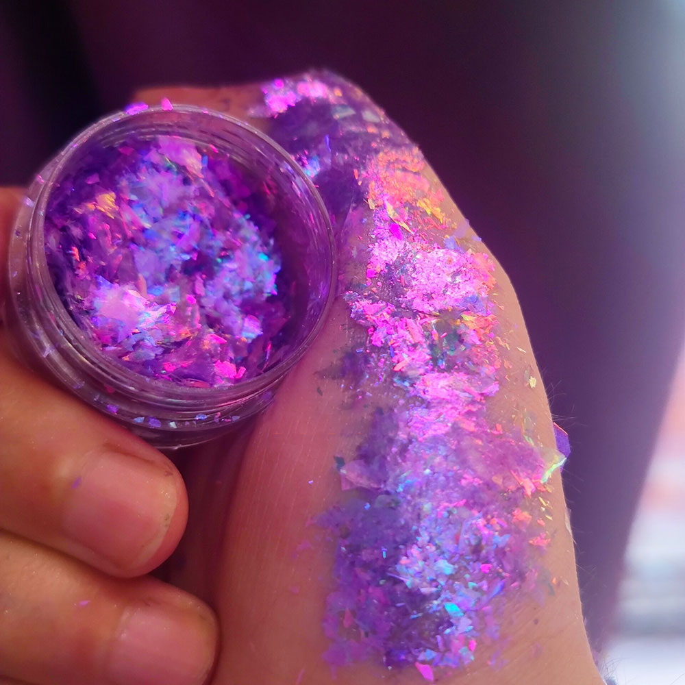 Glinsterende Kameleon Nagel Op - Nail Glitter Chrome recensie en prijs