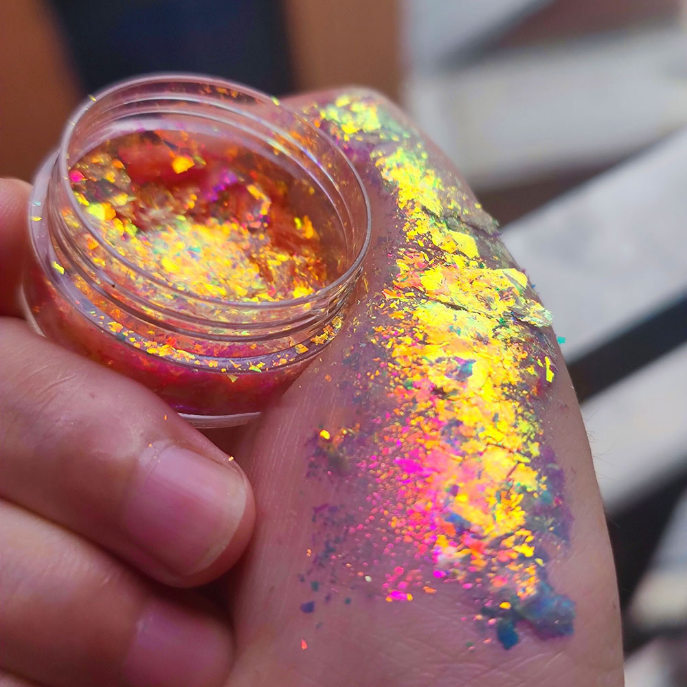 Glinsterende Kameleon Nagel Op - Nail Glitter Chrome recensie en prijs