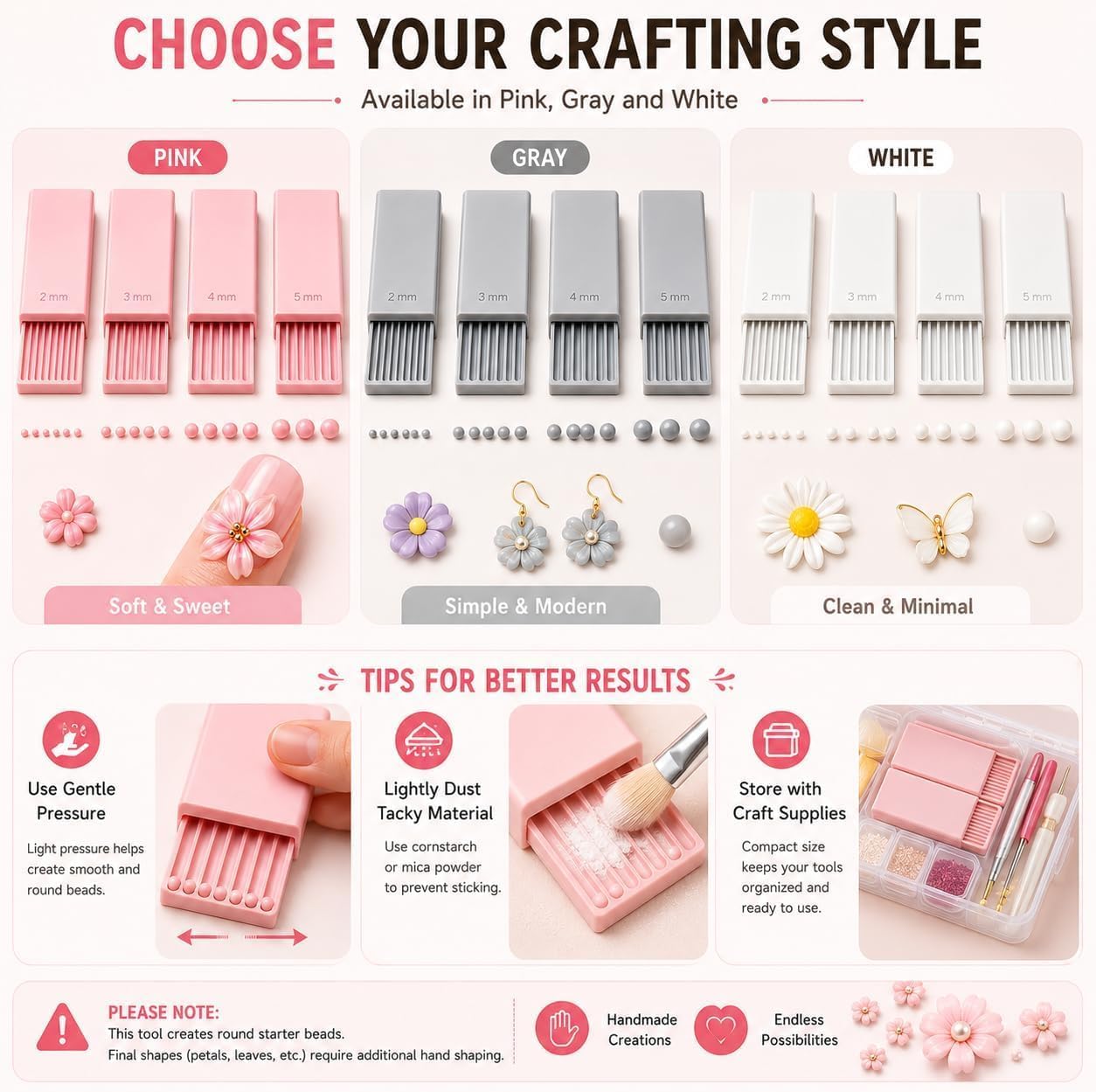 4-delige 3D-print klei gelbal  - Nail Art Nail Art recensie en prijs