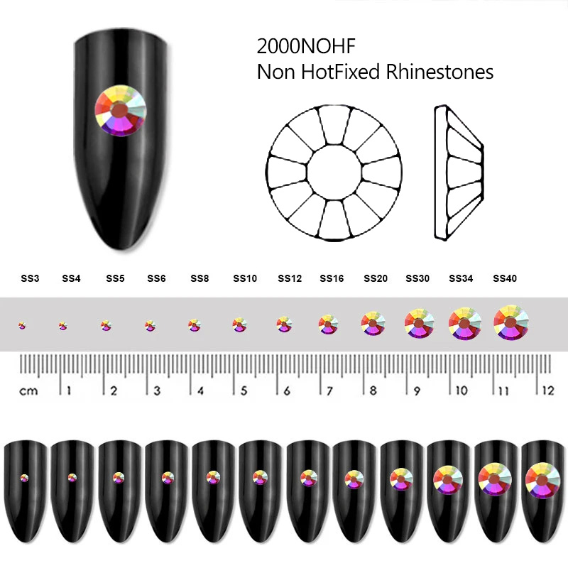 Fuchsia SS3-SS30 Glas Steentje - Nail Art Fuchsia recensie en prijs