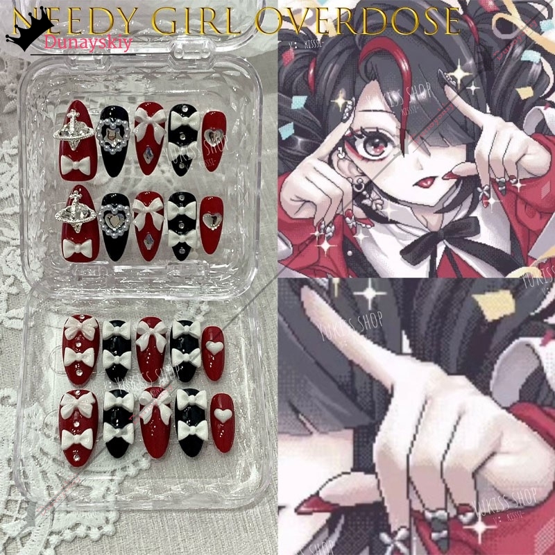 YiNuo*/Needy Girl Overdose Jir - Press On Nail Set recensie en prijs