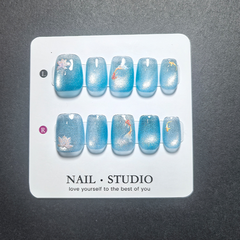Cat Eye Press on Nails 10 stuk - Nail Art Eye Cat recensie en prijs