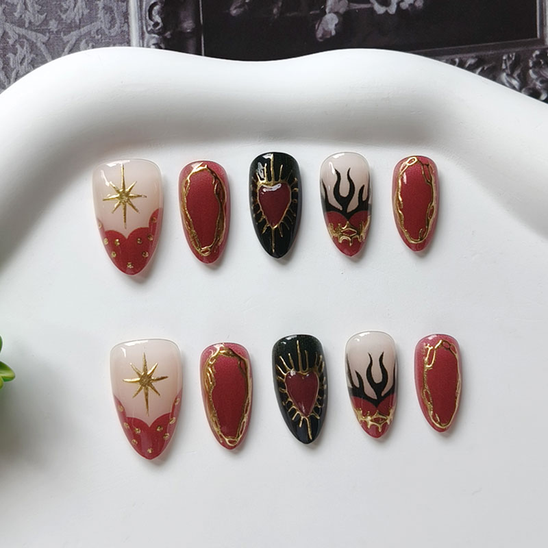 10 stuks dames Halloween feest - Nail Art Eye Cat recensie en prijs