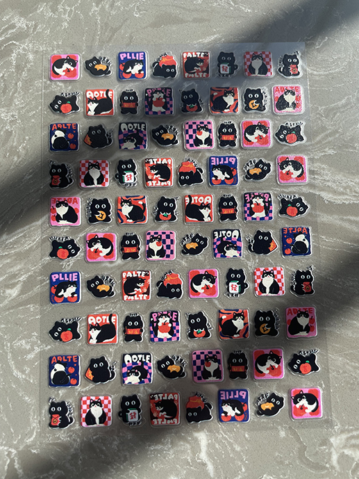 Mini PVC Kawaii patroonposter  - Nail Art Nail Art recensie en prijs