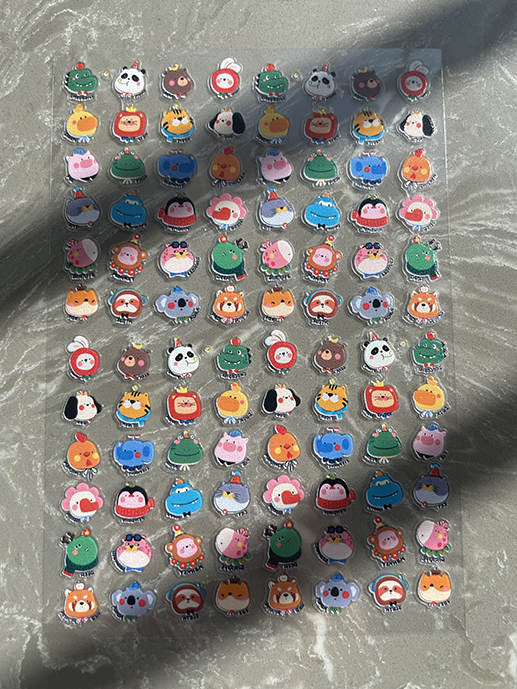 Mini PVC Kawaii patroonposter  - Nail Art Nail Art recensie en prijs