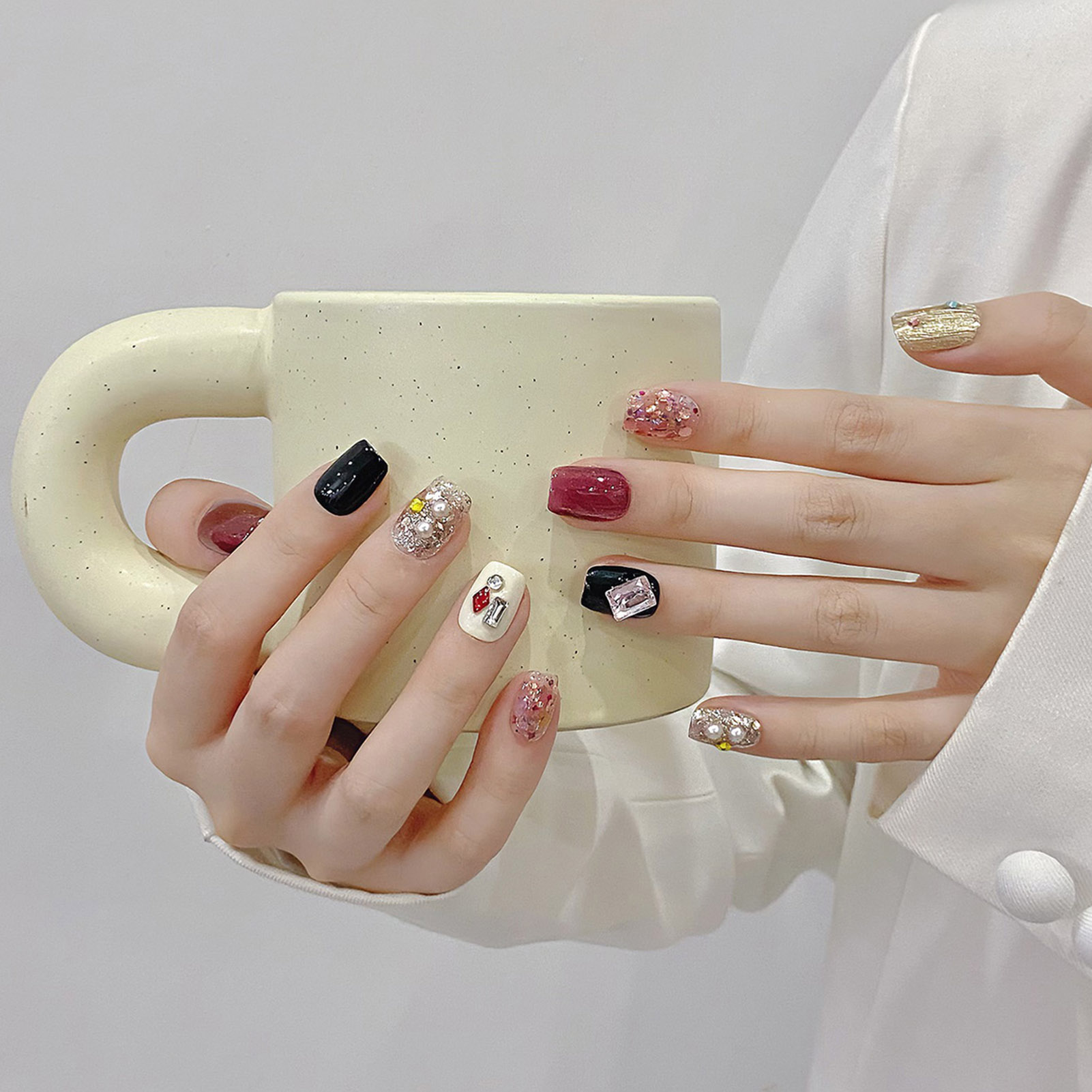 Handgemaakte Pers Op Nagels Gl - Nail Art Eye Cat recensie en prijs