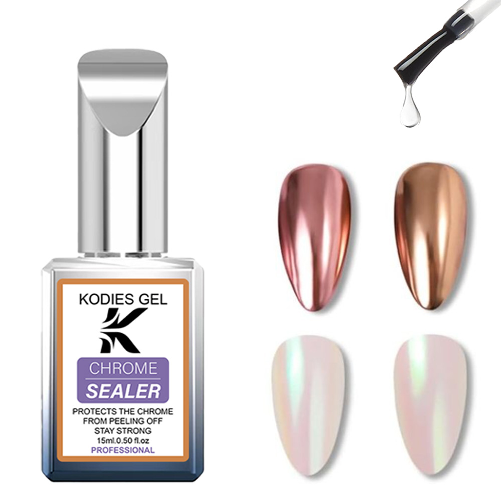 KODIES GEL Chrome Top Coat No  - Nail Glitter Chrome recensie en prijs