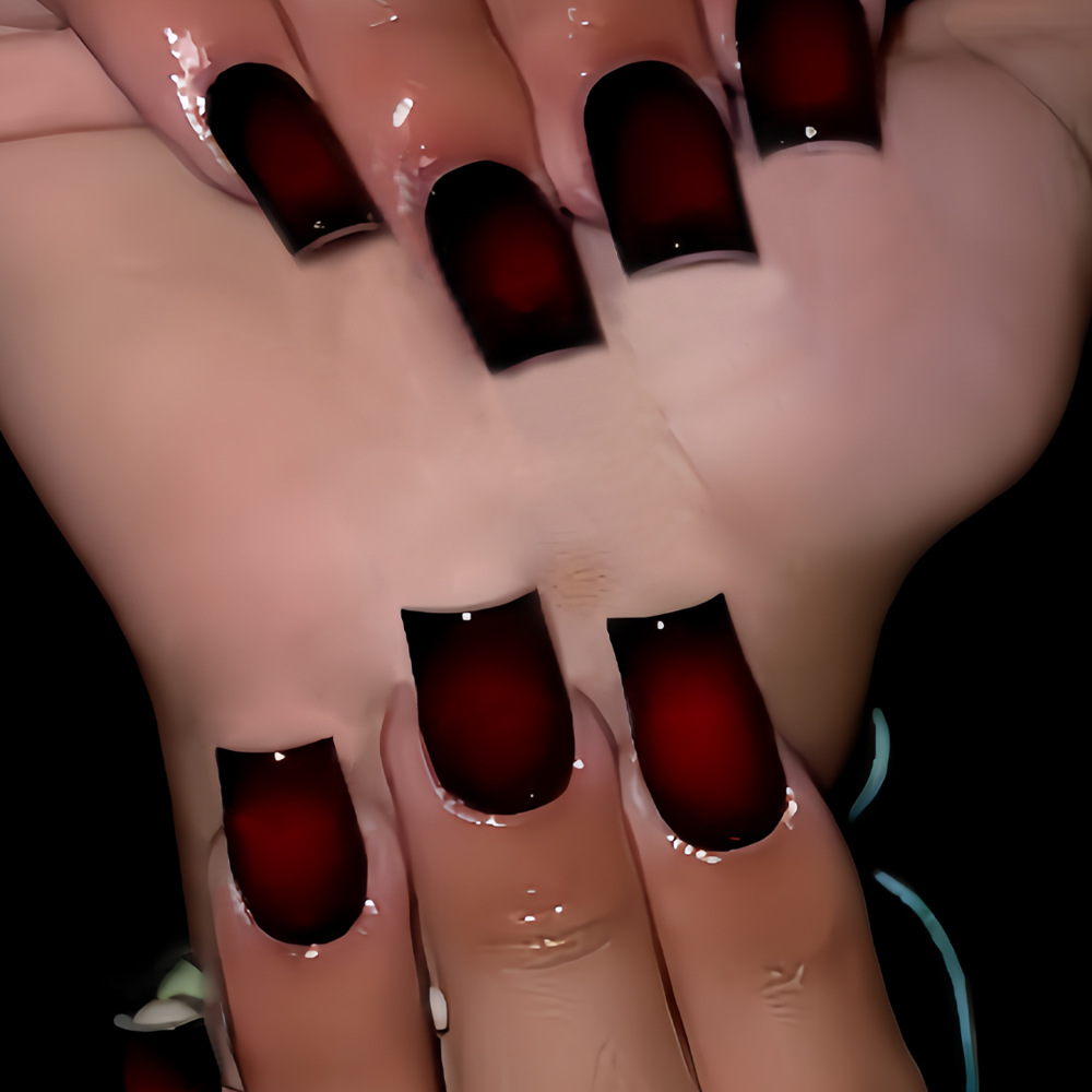 Korte vierkante nepnagels voor - Press On Nail Set recensie en prijs
