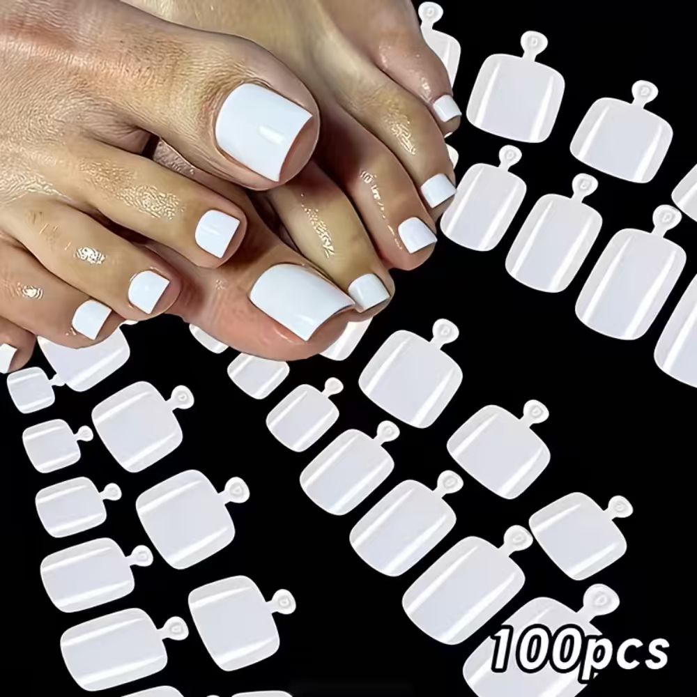 100 stuks/doos Franse Tip Pres - Press On Nail Set recensie en prijs