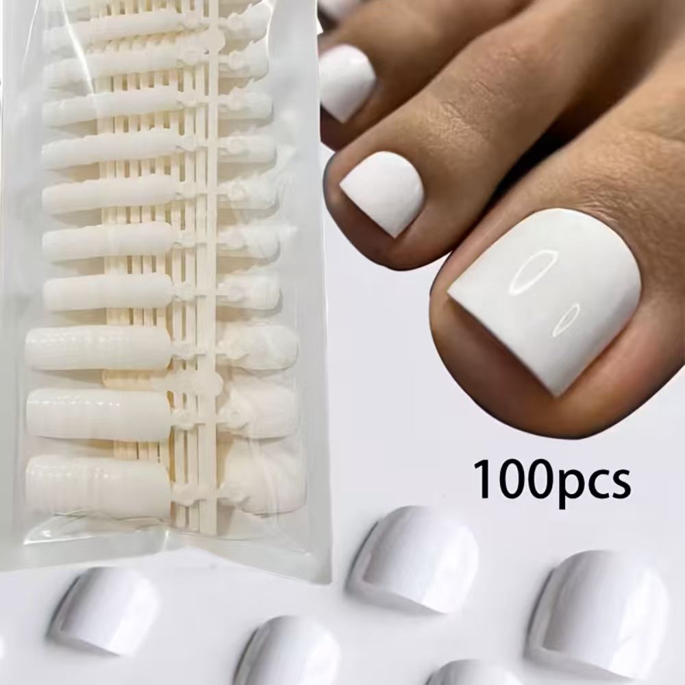 100 stuks/doos Franse Tip Pres - Press On Nail Set recensie en prijs