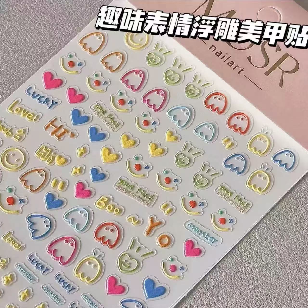 Virusachtige cartoon dieren na - Nail Art Viral recensie en prijs