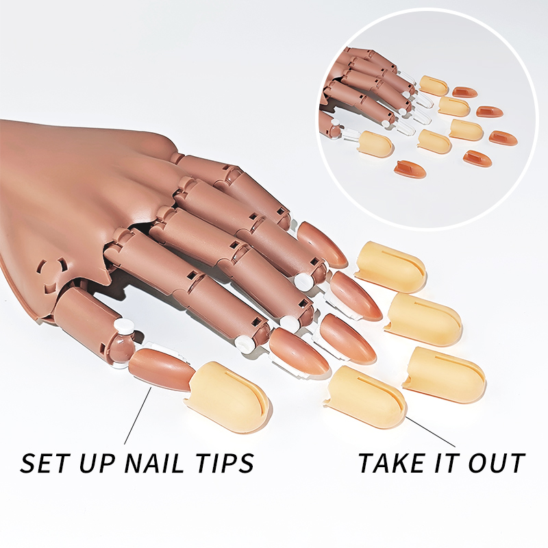 Nagel Fake Practice Hand Bewee - Nail Art Viral recensie en prijs