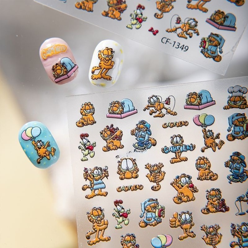 Nieuwe Garfield Nail Art Stick - Nail Art Nail Art recensie en prijs