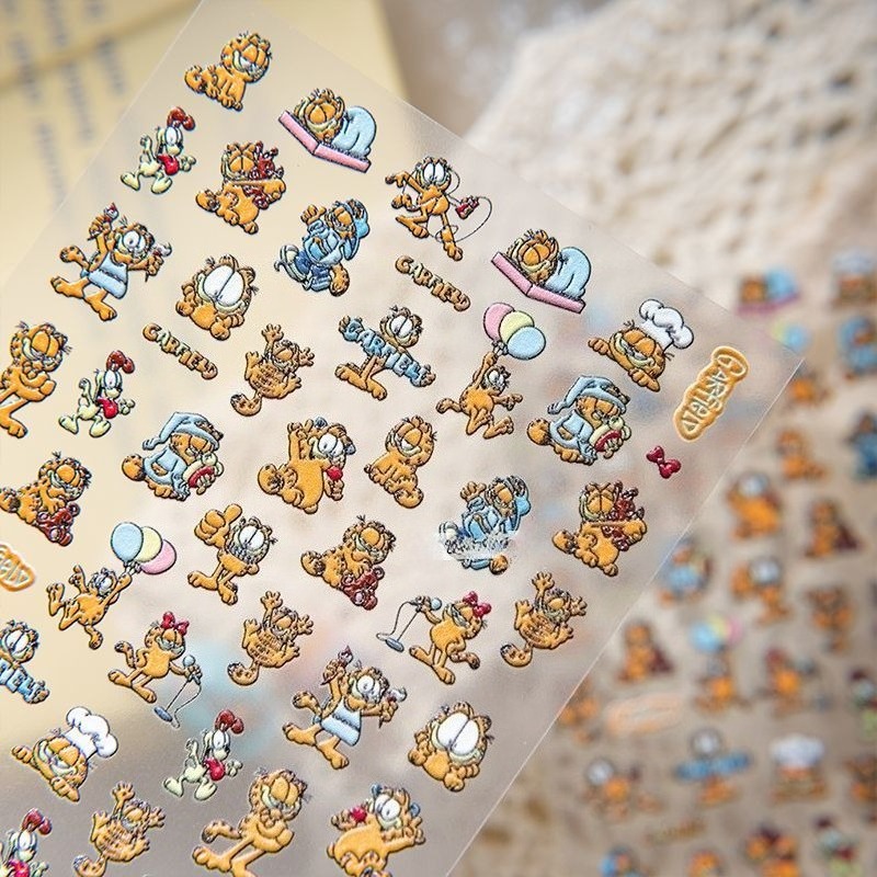Nieuwe Garfield Nail Art Stick - Nail Art Nail Art recensie en prijs