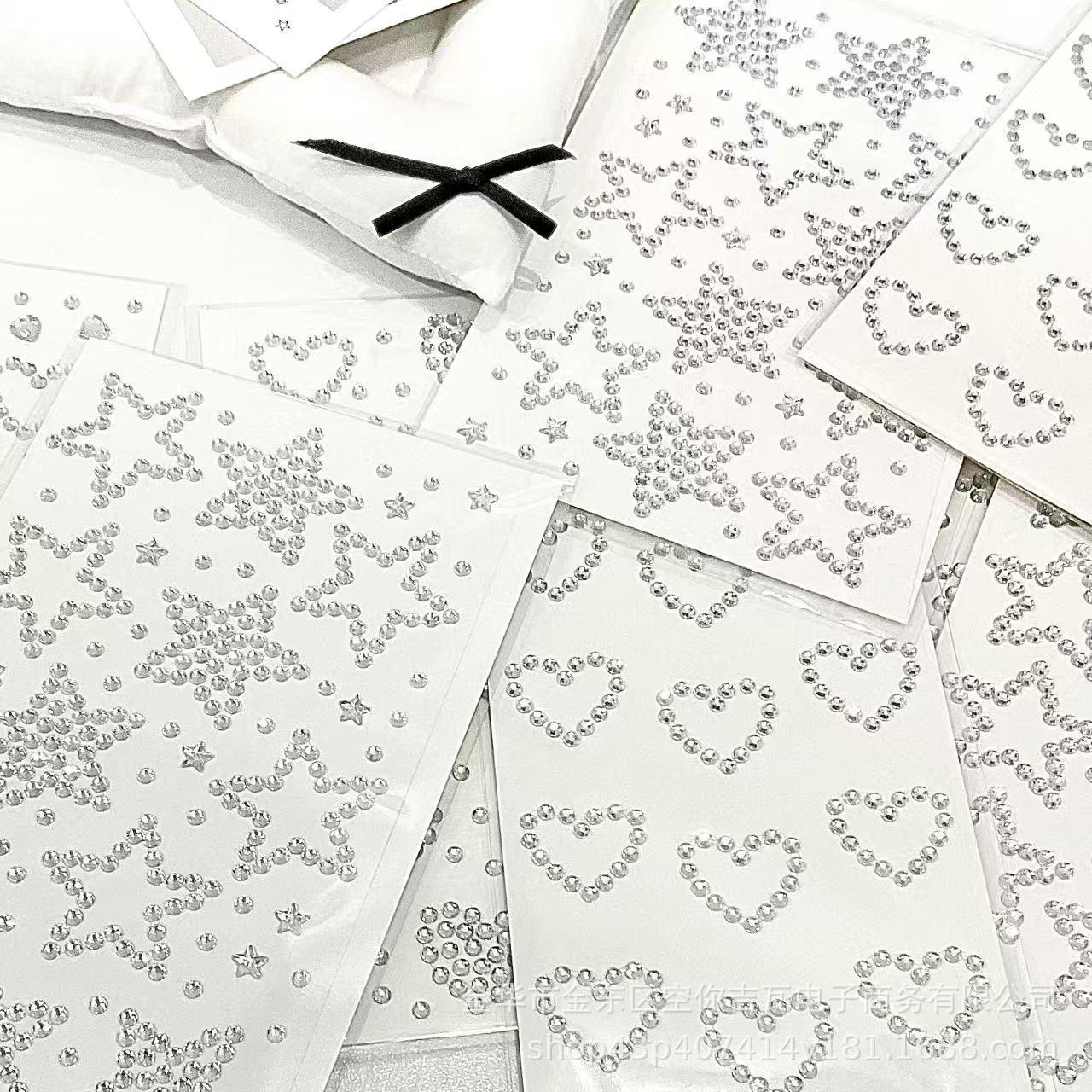 Zilveren Ster Hart Strass Stic - Nail Art Nail Art recensie en prijs