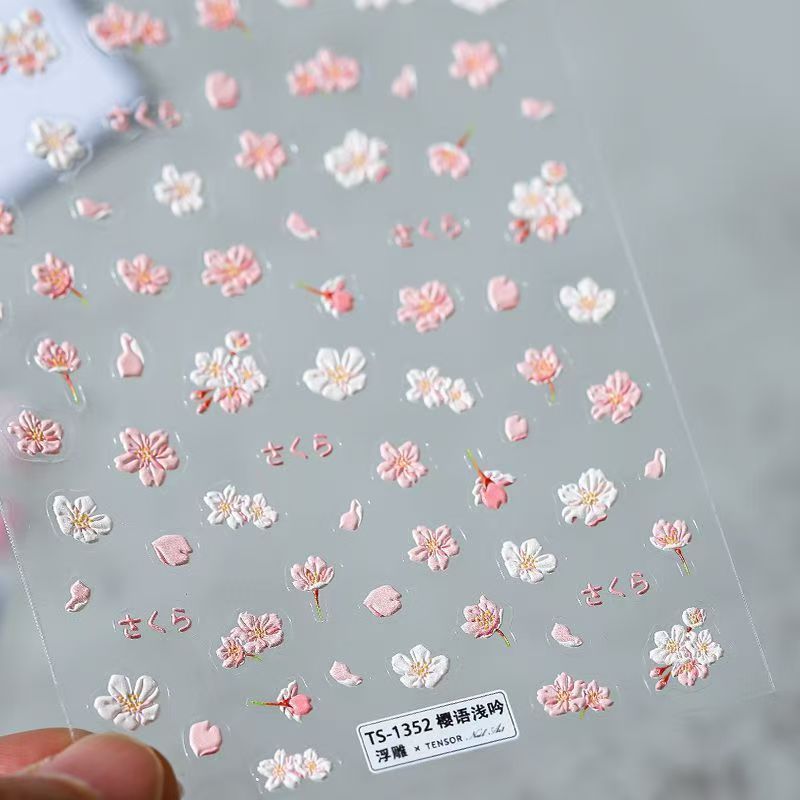 Virusvormige bloemen-bijen nag - Nail Art Viral recensie en prijs