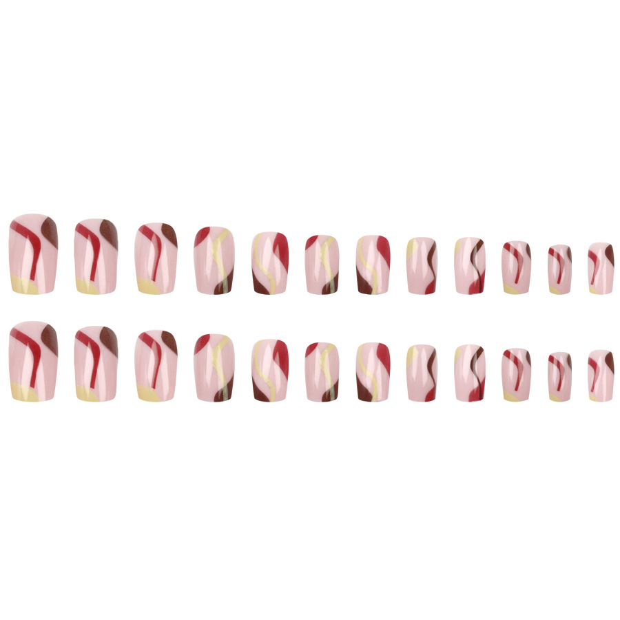 Korte medium nepnagels voor vr - Press On Nail Set recensie en prijs