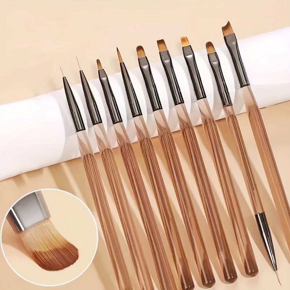 9 STKS Nagelborstel voor Nail  - Nail Art Viral recensie en prijs