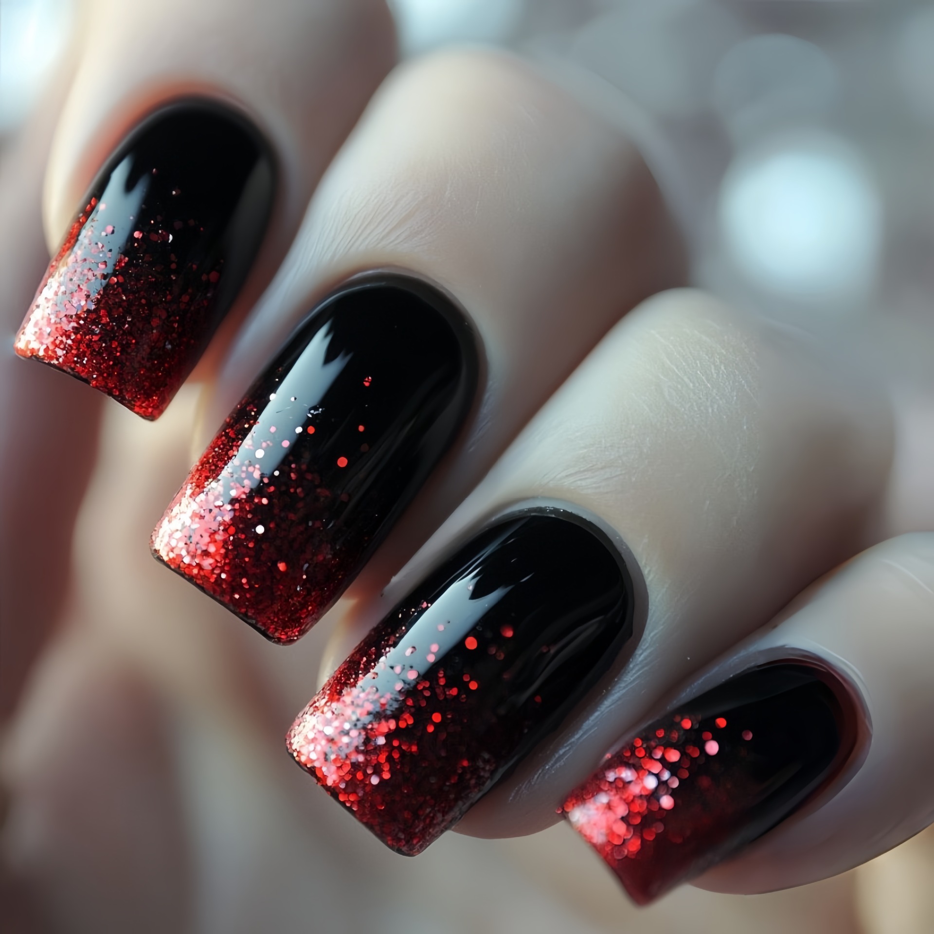 Kort Medium nepnagels Gradiënt - Press On Nail Set recensie en prijs